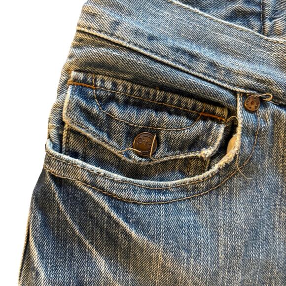 OTB One Tough Brand Men's Relaxed Straight Medium Wash Jeans Y2K Sz 38X32 - Picture 6 of 11